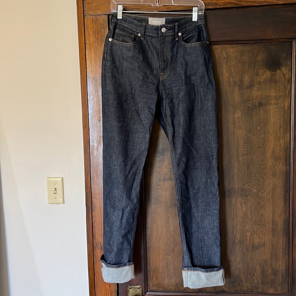Everlane The High Rise Straight Jean